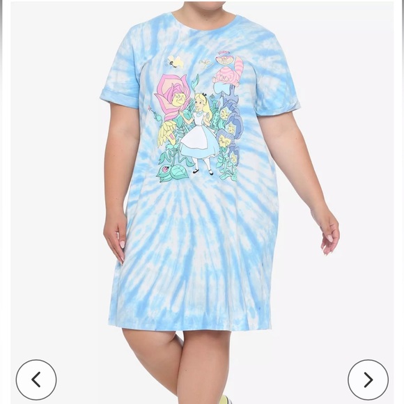 Disney Alice In Wonderland T-Shirt Dress - Picture 9 of 10